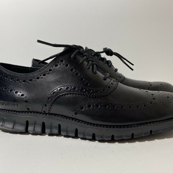 Cole Haan ZeroGrand Wingtip Men's Oxford Black - Picture 7 of 15